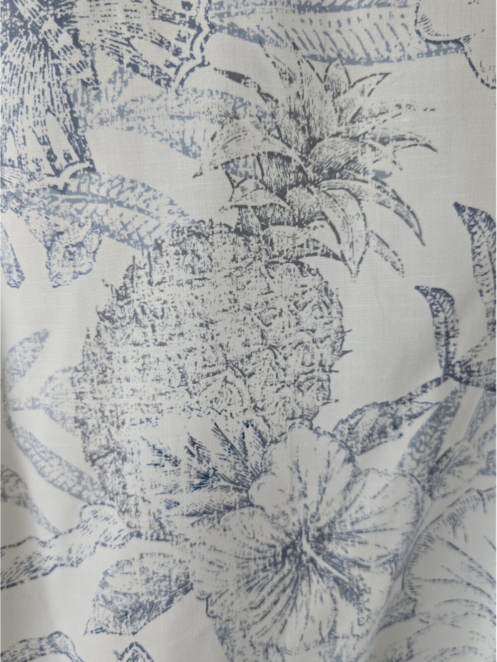 Jogal Men's Short Sleeve Hawaiian Pineapple Palm Print Shirt Size Large New - Picture 5 of 7
